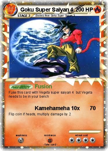 Pokemon Goku Super Saiyan 4