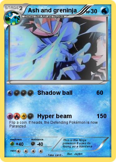 Pokemon Ash and greninja