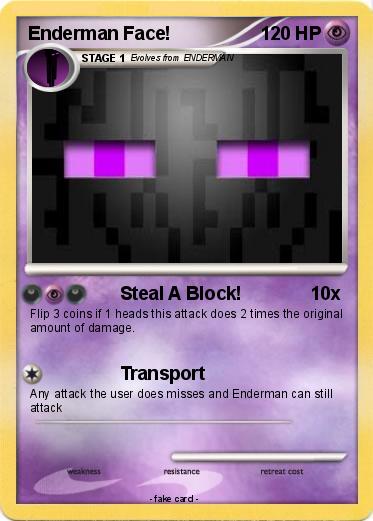 Pokemon Enderman Face!
