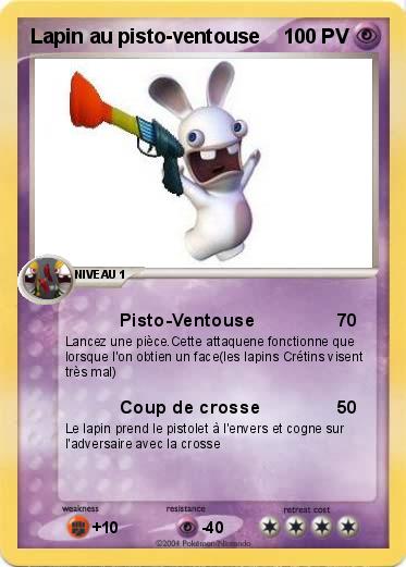 Pokemon Lapin au pisto-ventouse