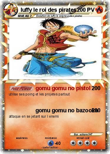 Pokemon luffy le roi des pirates