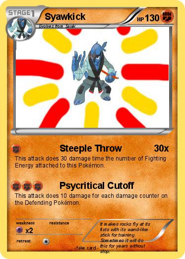 Pokemon Syawkick