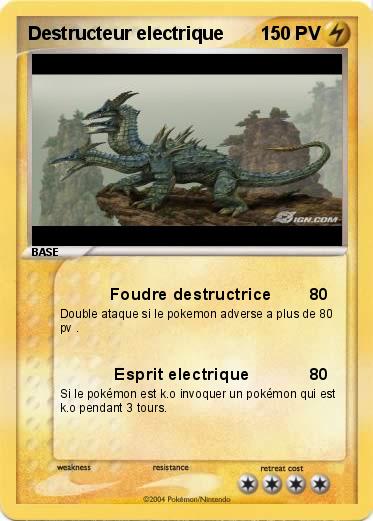 Pokemon Destructeur electrique