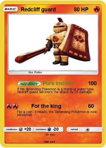 Pokemon Redcliff guard