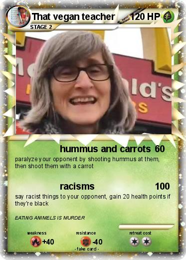Pokemon That vegan teacher
