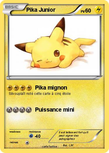 Pokemon Pika Junior