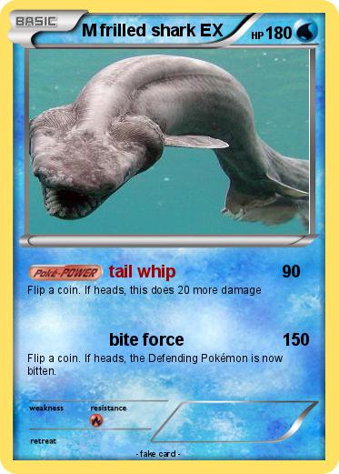 Pokemon M frilled shark EX