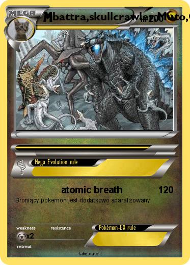 Pokemon battra,skullcrawler,Muto,Gojira