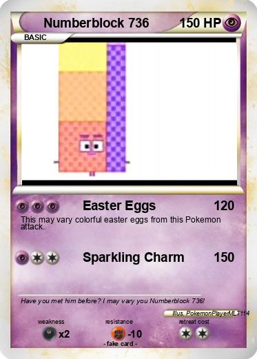 Pokemon Numberblock 736