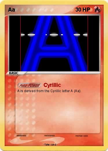 Pokemon Aa
