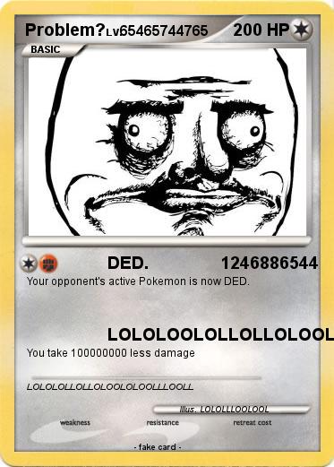 Pokemon Problem?