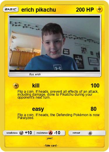 Pokemon erich pikachu