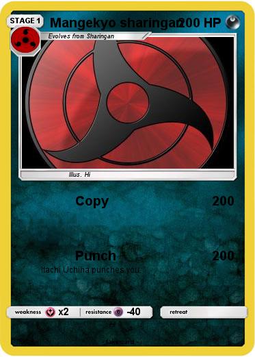Pokemon Mangekyo sharingan