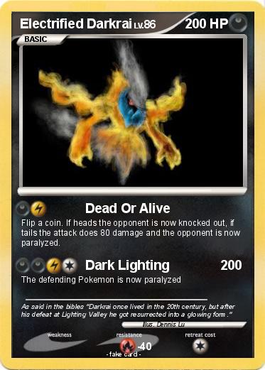 Pokemon Electrified Darkrai