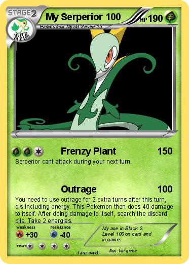 Pokemon My Serperior 100