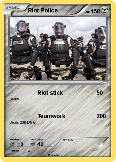 Pokemon Riot Police