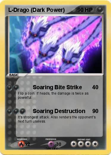 Pokemon L-Drago (Dark Power)