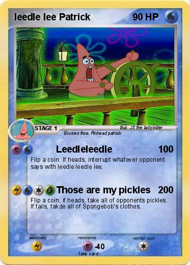 Pokemon leedle lee Patrick