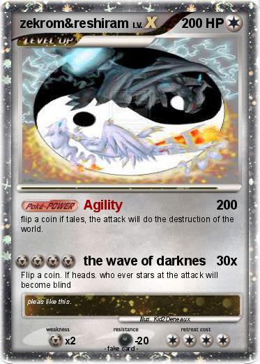 Pokemon zekrom&reshiram