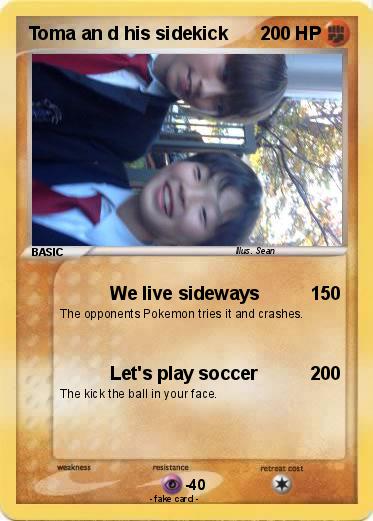 Pokemon Toma an d his sidekick