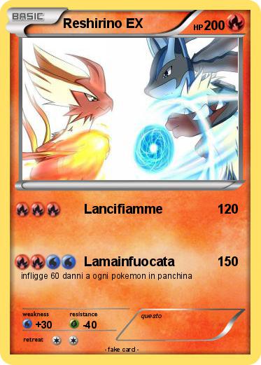 Pokemon Reshirino EX