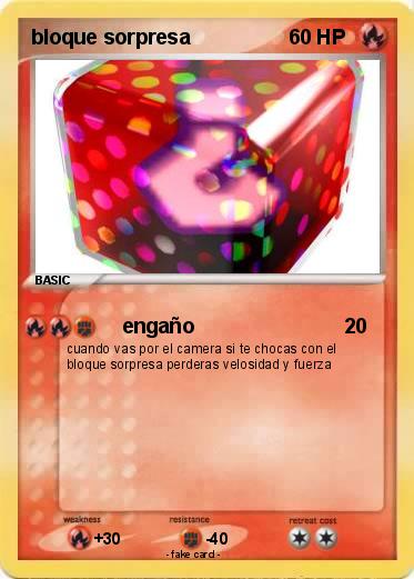 Pokemon bloque sorpresa