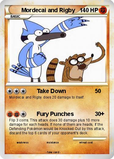 Pokemon Mordecai and Rigby