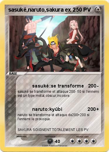 Pokemon sasuké,naruto,sakura ex 2