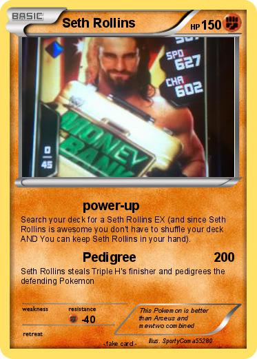 Pokemon Seth Rollins