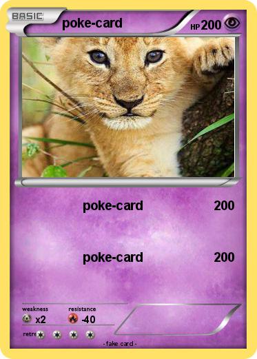 Pokemon poke-card
