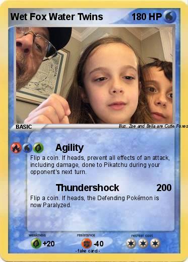 Pokemon Wet Fox Water Twins