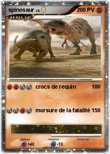 Pokemon spinosaur