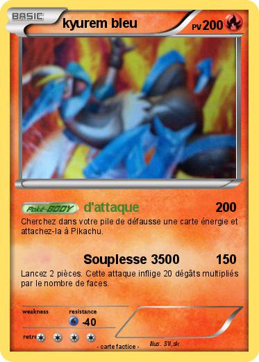 Pokemon kyurem bleu