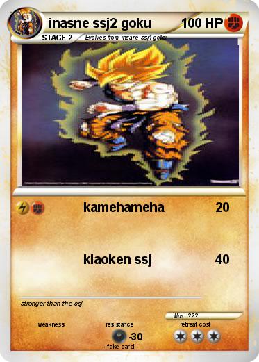 Pokemon inasne ssj2 goku