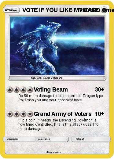 Pokemon VOTE IF YOU LIKE MY CARD Omegamas