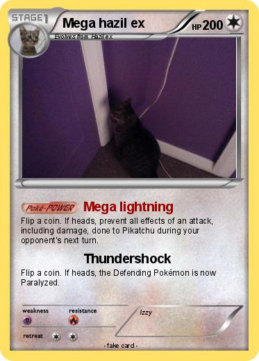 Pokemon Mega hazil ex