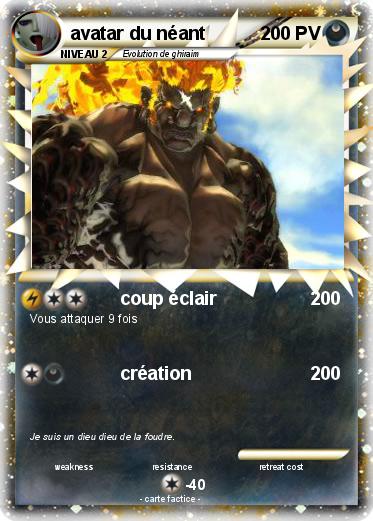 Pokemon avatar du néant