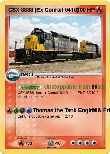 Pokemon CSX 8888 (Ex Conrail 6410)