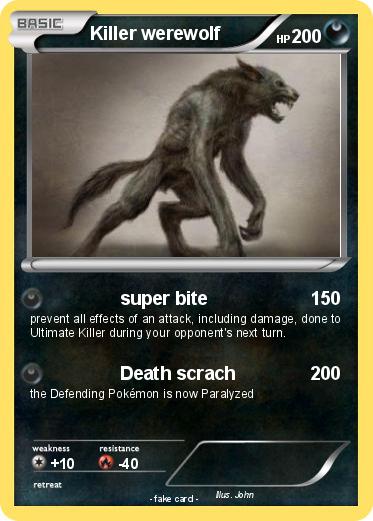 Pokemon Killer werewolf