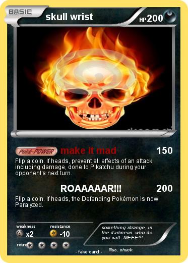 Pokemon skull wrist