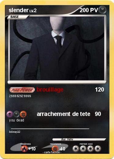 Pokemon slender