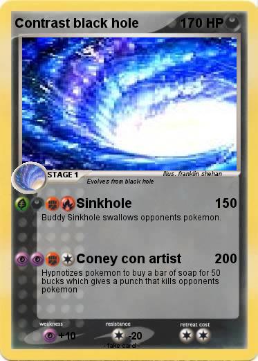 Pokemon Contrast black hole