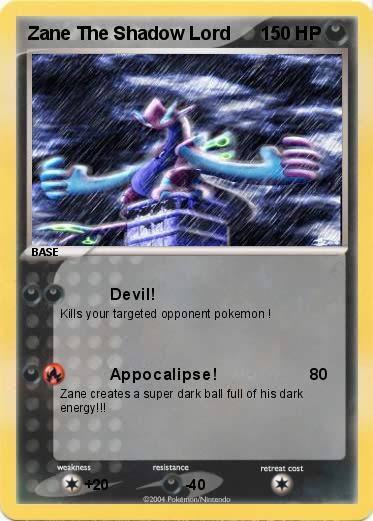 Pokemon Zane The Shadow Lord