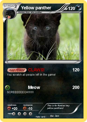 Pokemon Yellow panther