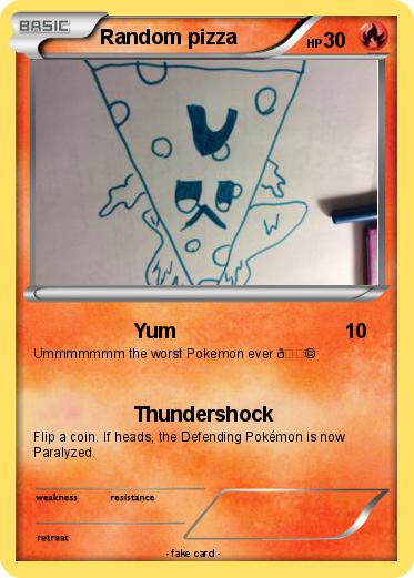 Pokemon Random pizza