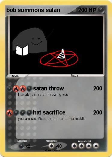 Pokemon bob summons satan