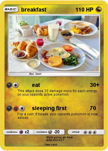 Pokemon breakfast