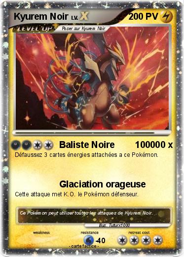 Pokemon Kyurem Noir
