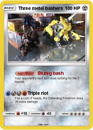 Pokemon Three metel bashers