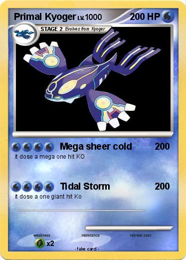 Pokemon Primal Kyoger